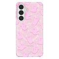 Ghosted Pink Glitter Samsung Case