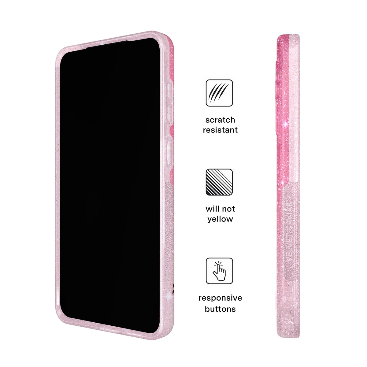 Lucky Kittens Glitter Samsung Case