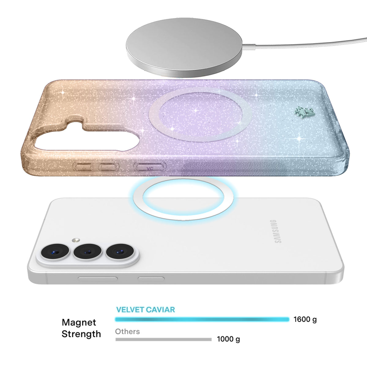 Ombre Stardust Glitter Samsung Case