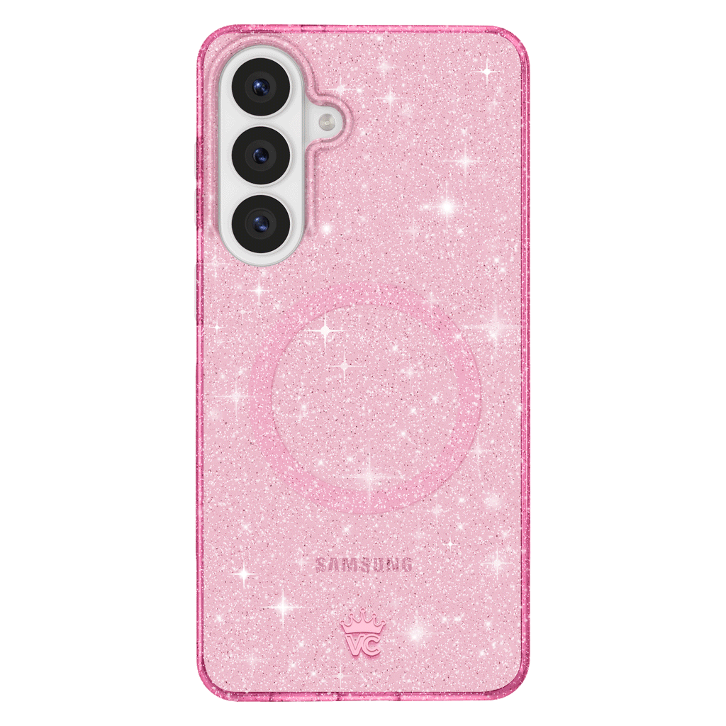 Pink Stardust Glitter Samsung Case