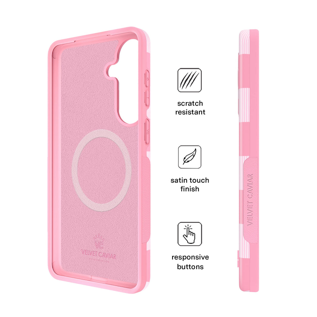 Pink Vibe Checkered Samsung Case