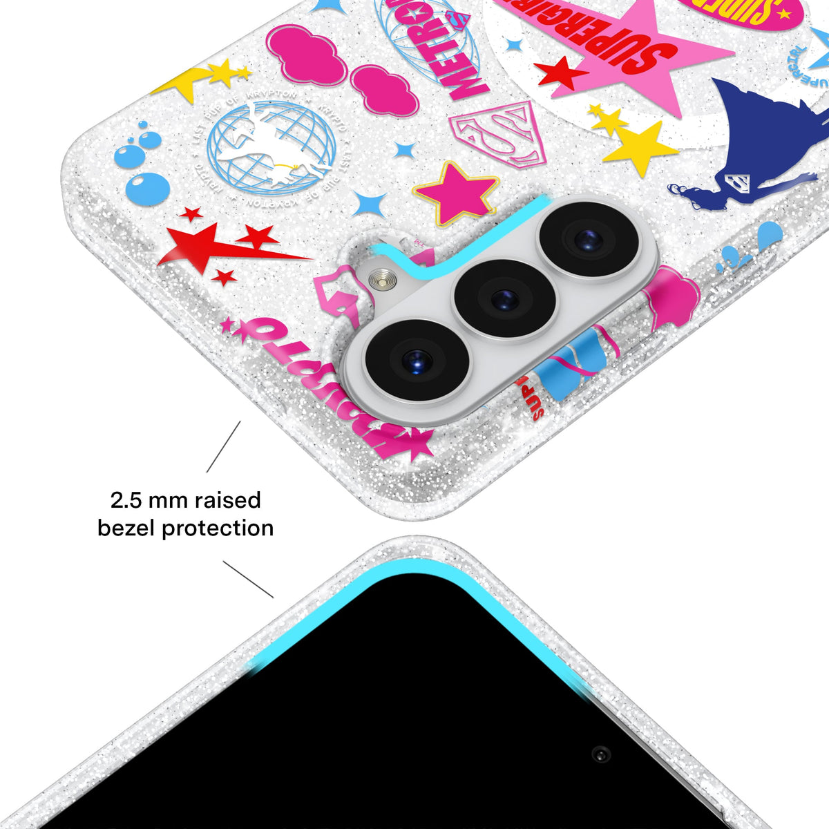 Supergirl Krypto Glitter Samsung Case