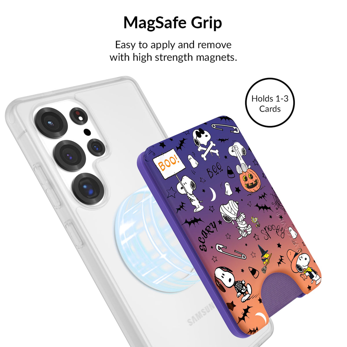 Snoopy Spooky Glitter Samsung Bundle Set