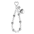 Silver Heart Drip Bag Charm