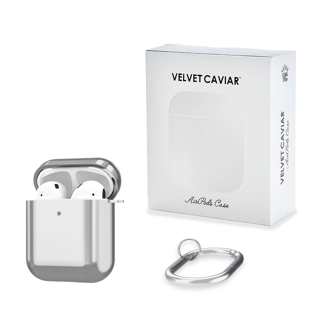 Silver Chrome AirPod Case