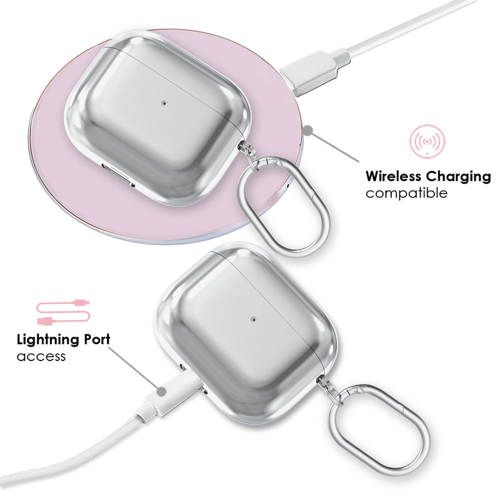 Silver Chrome AirPod Case