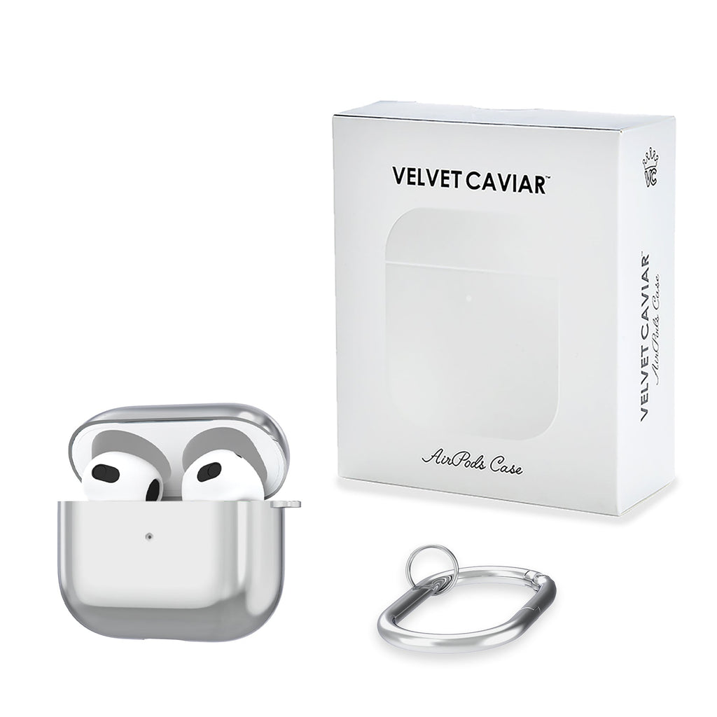 Silver Chrome AirPod Case