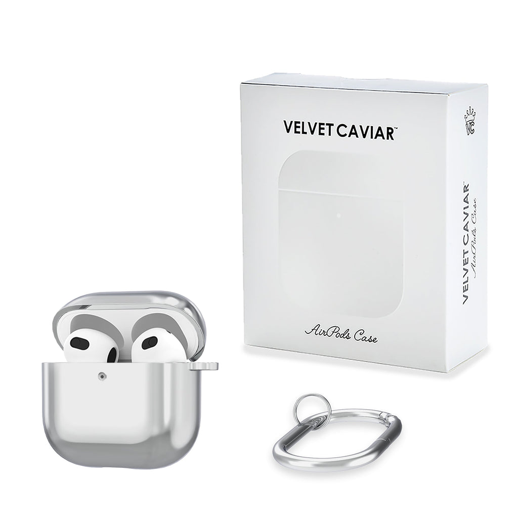 Silver Chrome AirPod Case