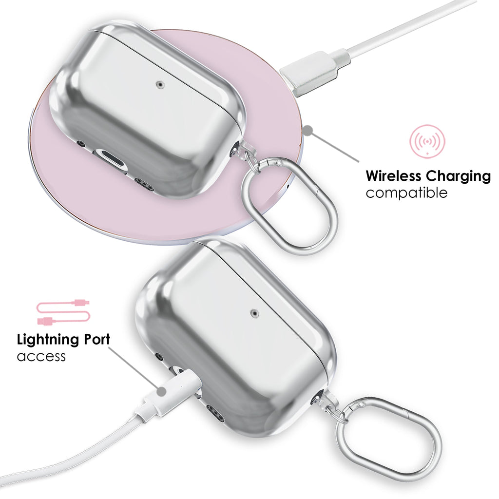 Silver Chrome AirPod Case