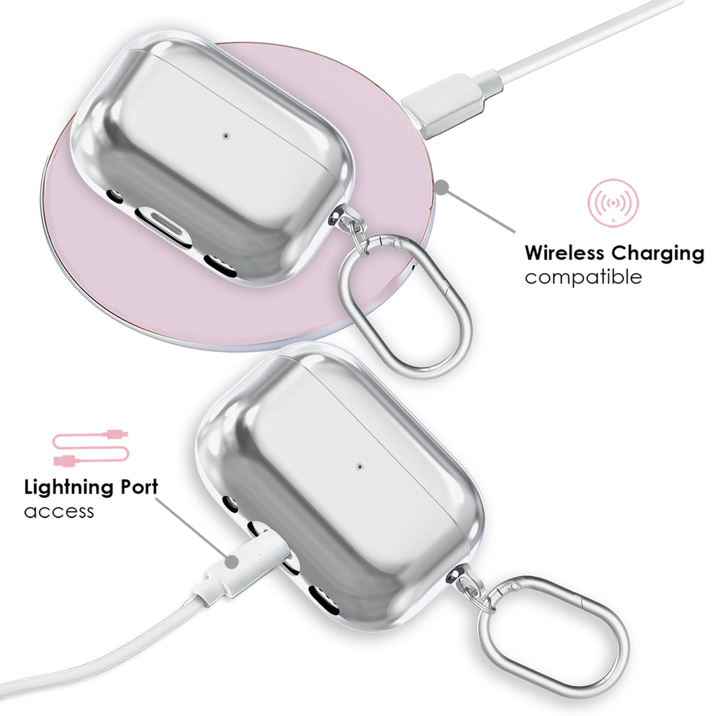 Silver Chrome AirPod Case