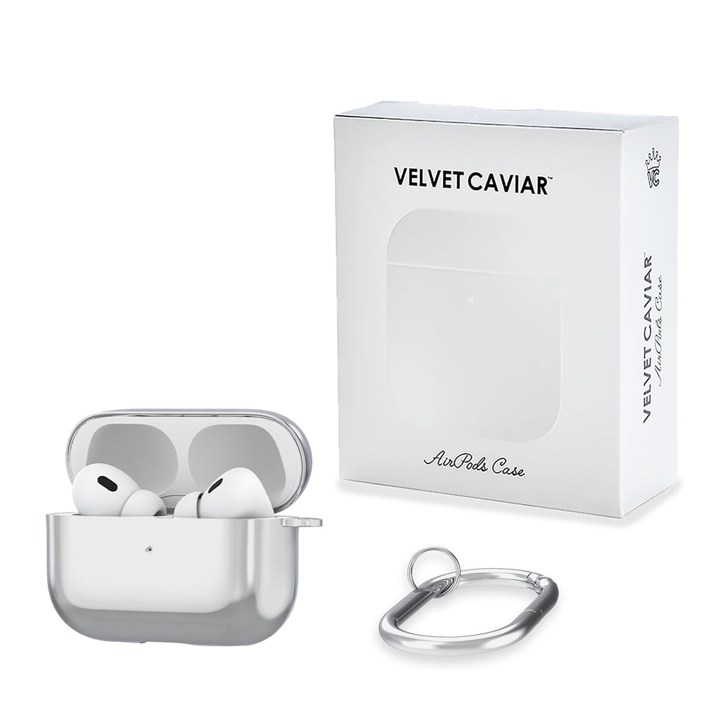 Silver Chrome AirPod Case
