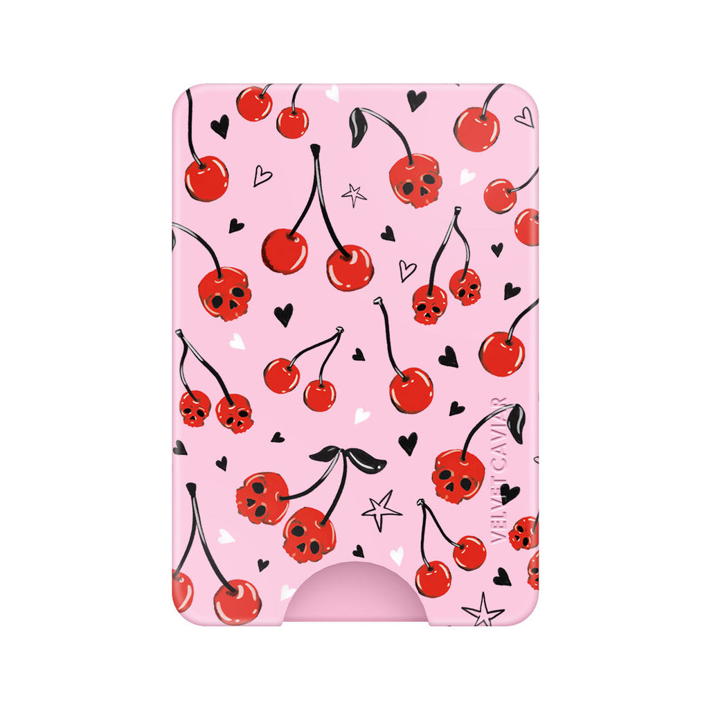 Sour Cherry Skulls MagSafe Wallet
