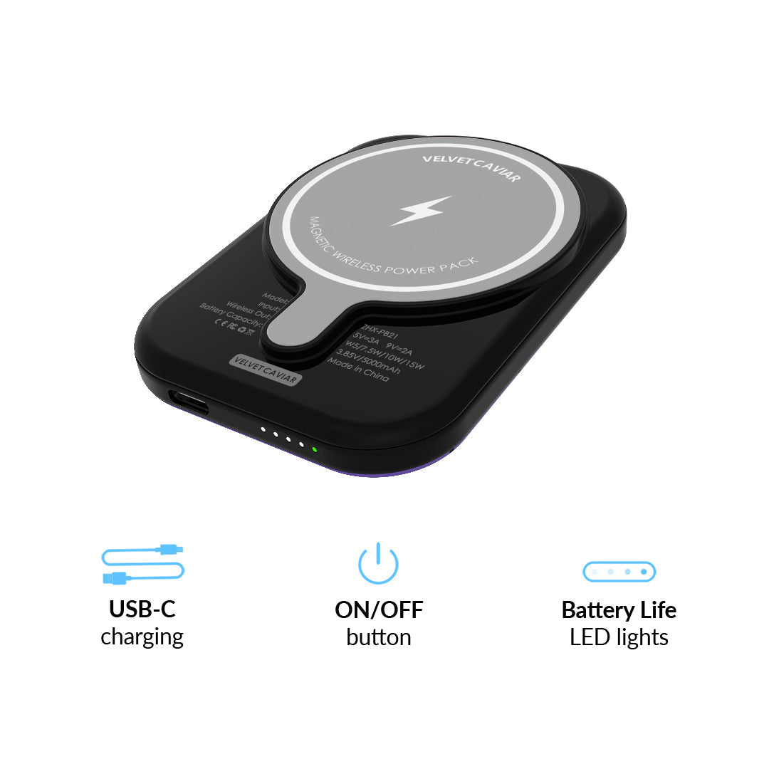 Snoopy Midnight Moon Portable MagSafe Charger Power Pack