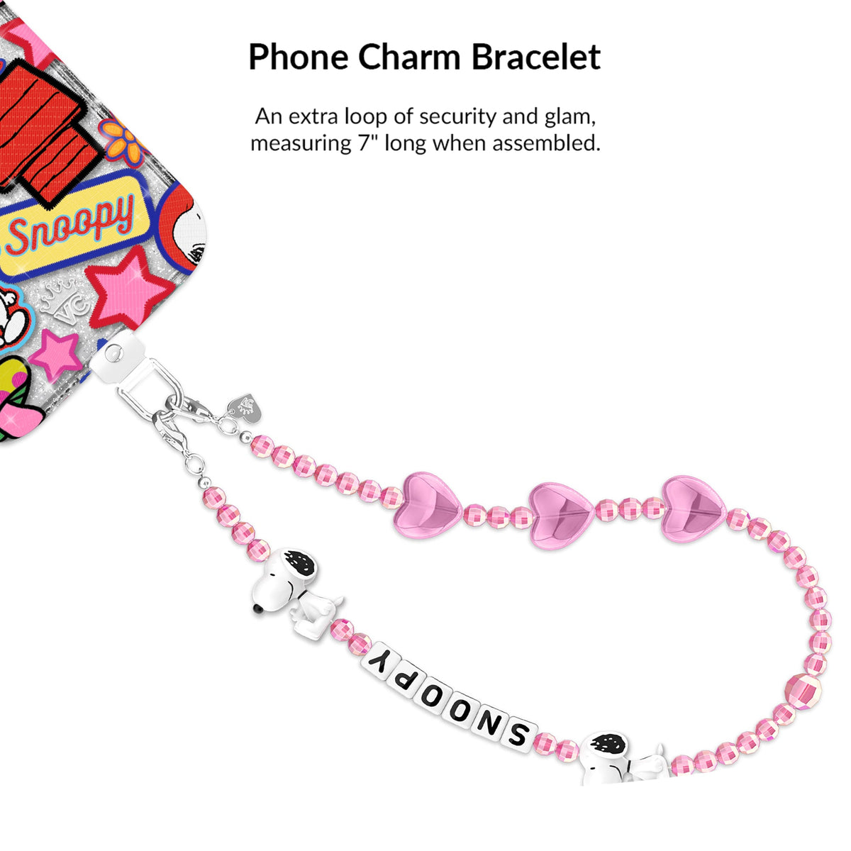 Snoopy Patchwork Glitter iPhone Bundle Set