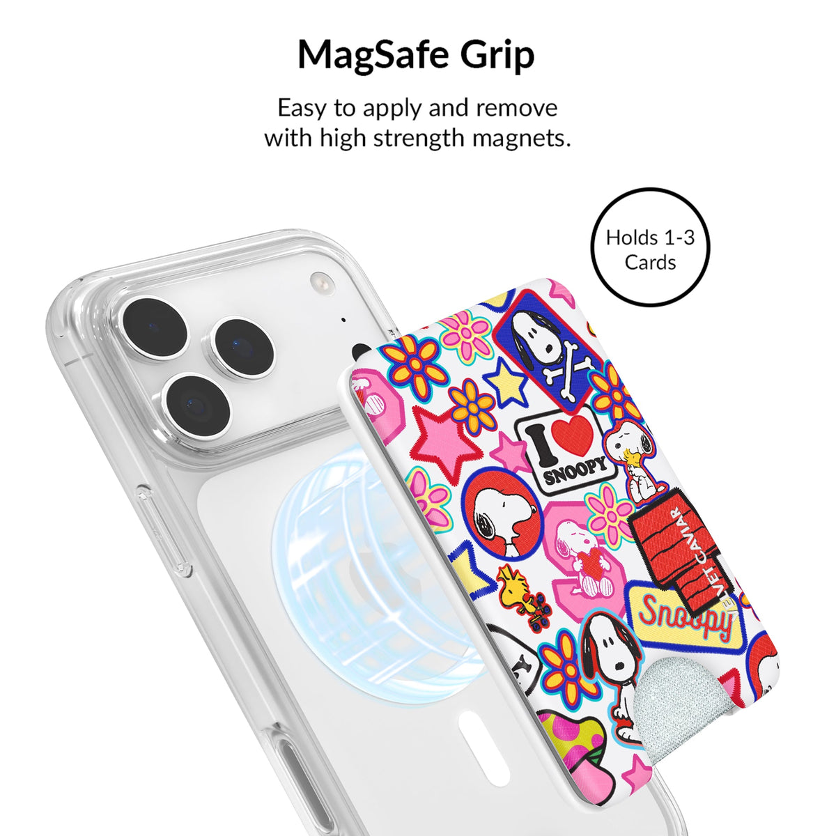 Snoopy Patchwork Glitter iPhone Bundle Set