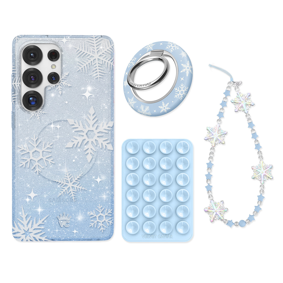Snow Angel Glitter Samsung Bundle Set