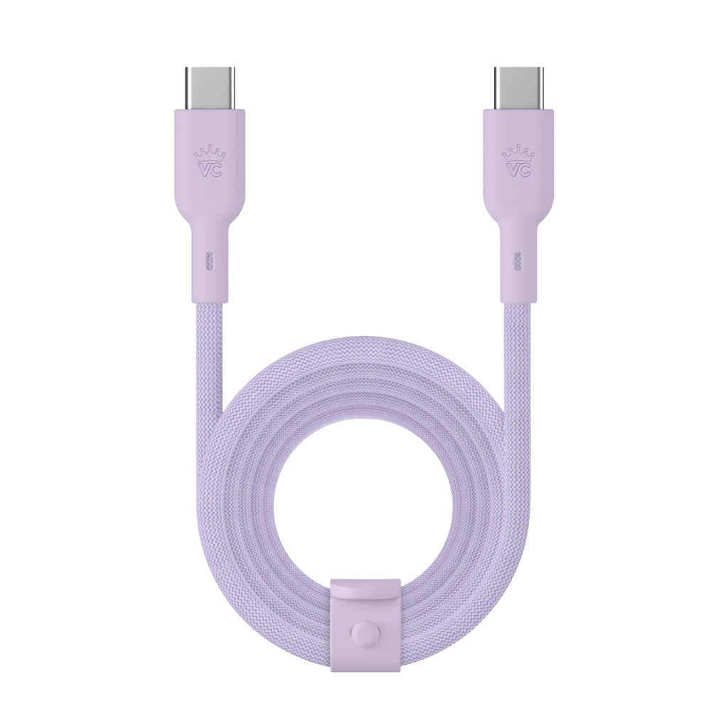 Soft Lilac Fast Charging Cable, 6ft USB-C