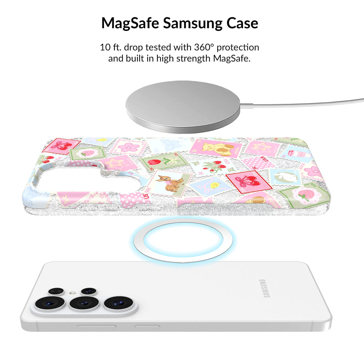 Spring Whimsy Stamps Glitter Samsung Bundle Set