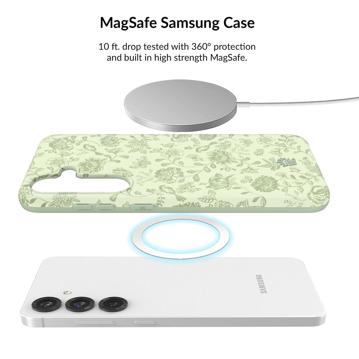 Storybook Sage Floral Samsung Bundle Set