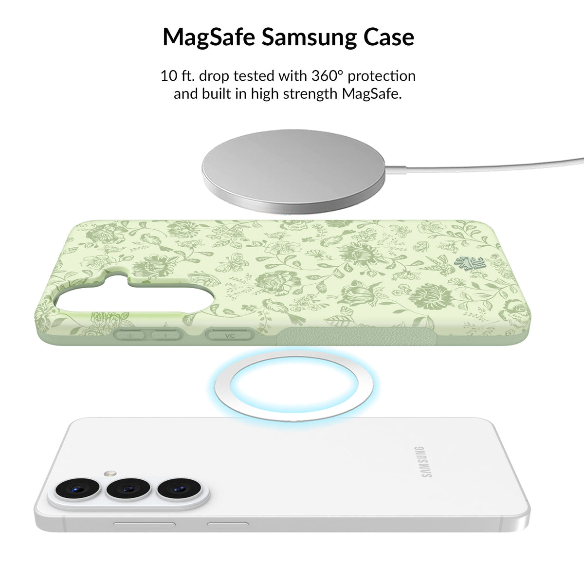 Storybook Sage Floral Samsung Bundle Set