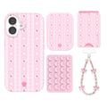 Strawberry Macaron iPhone Bundle Set - Wallet