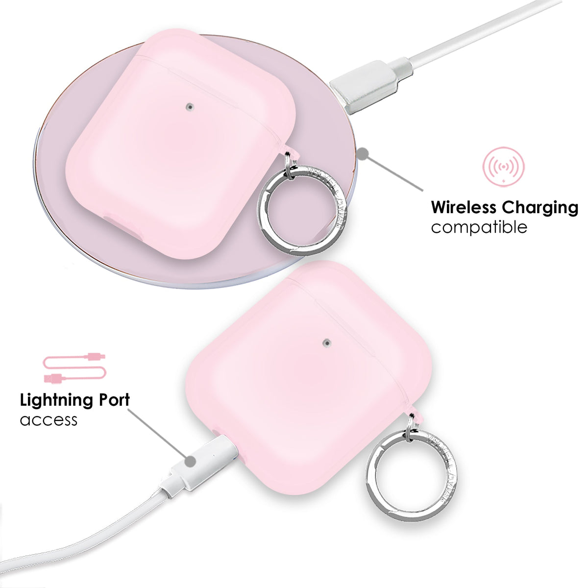 Strawberry Milk Jelly AirPod Case