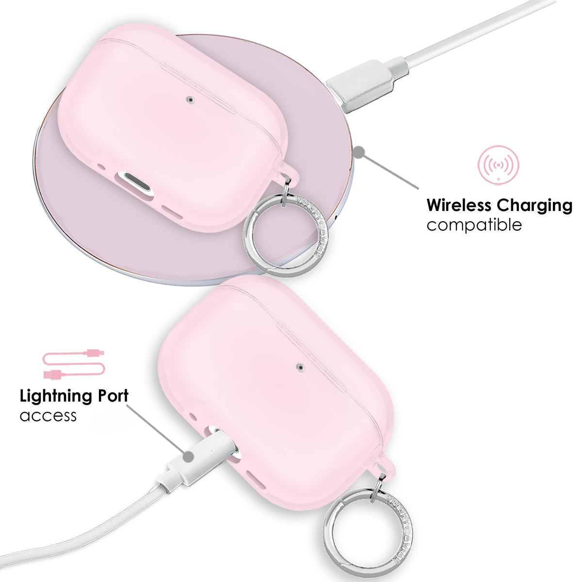 Strawberry Milk Jelly AirPod Case