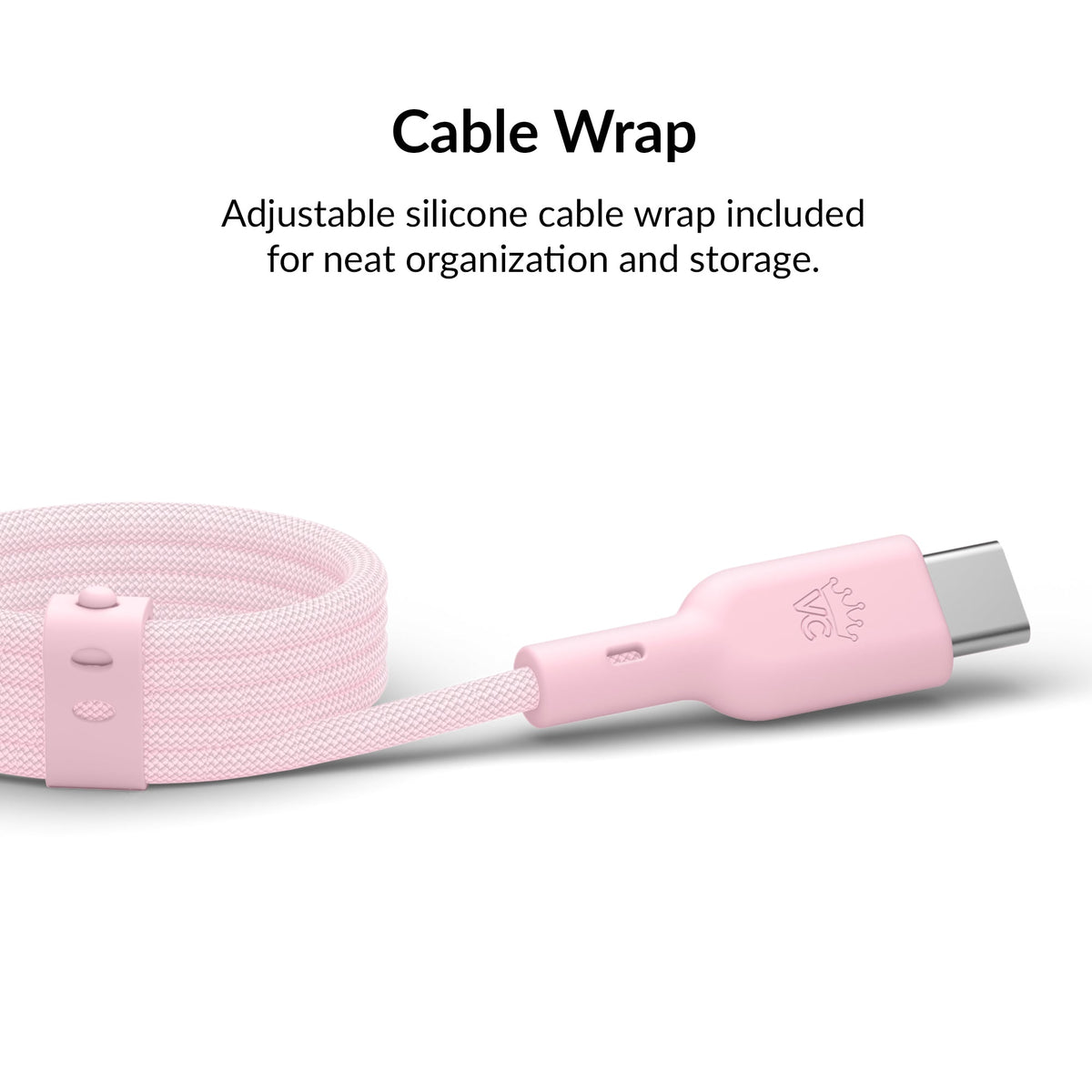 Strawberry Milk Fast Charging Cable, 6ft USB-C