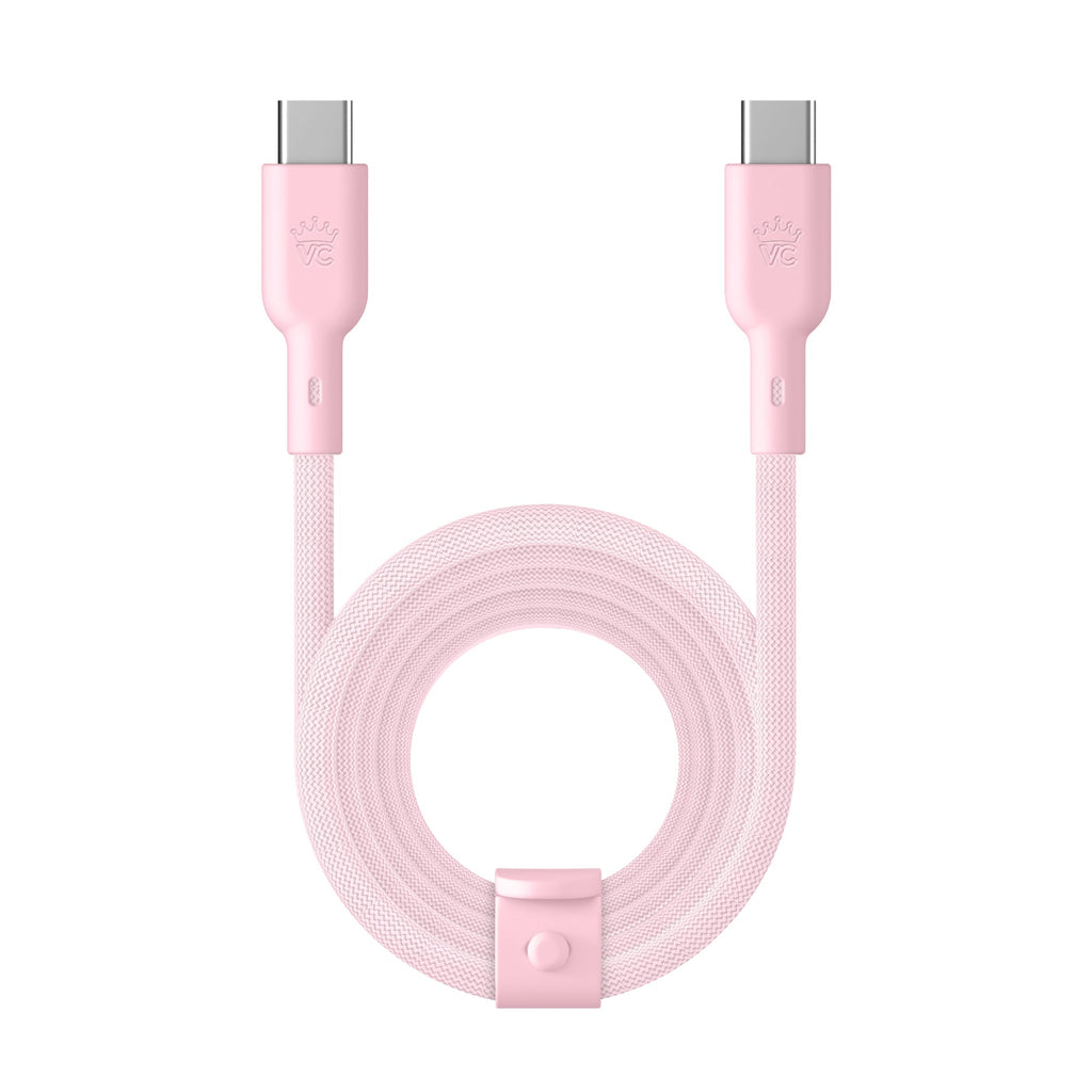 Strawberry Milk Fast Charging Cable, 6ft USB-C