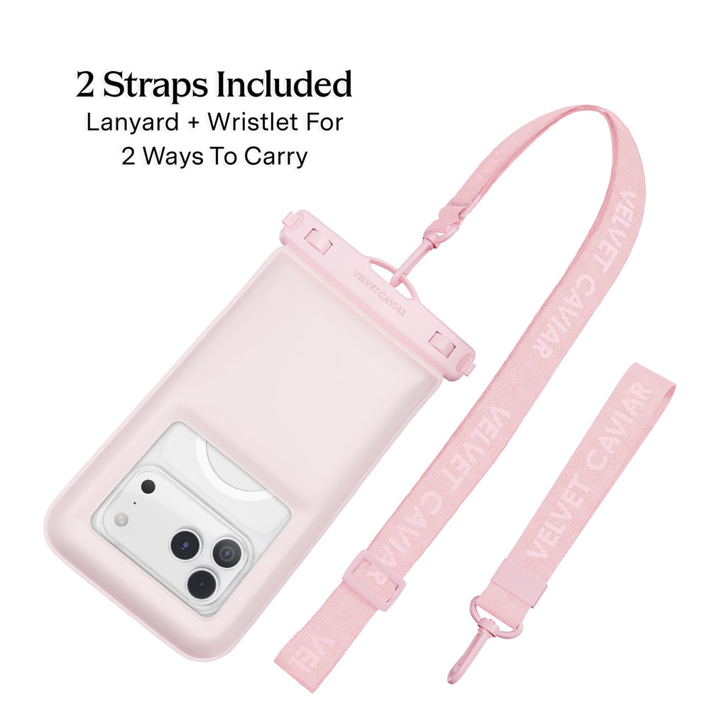 Strawberry Milk Waterproof Floating Phone Pouch