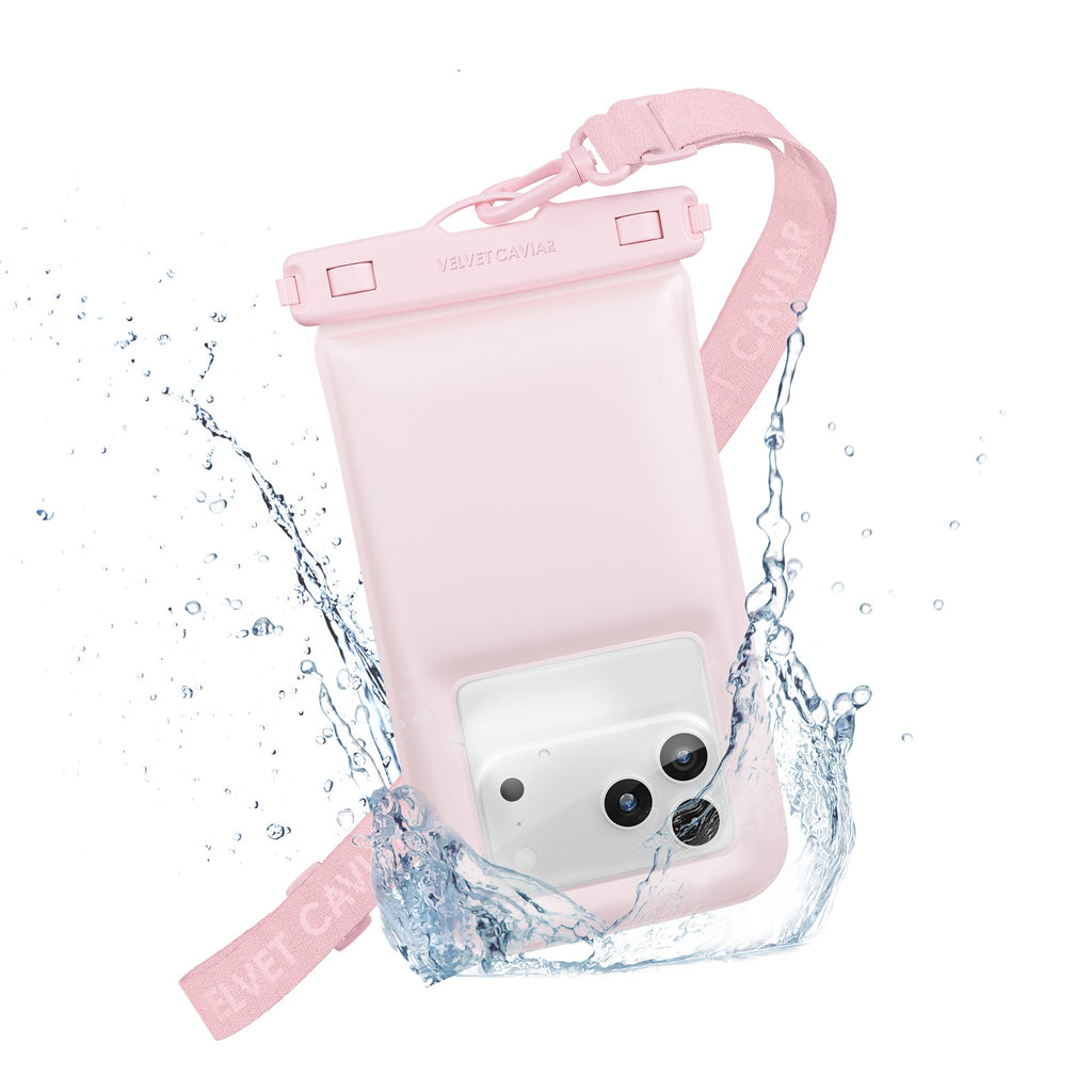 Strawberry Milk Waterproof Floating Phone Pouch