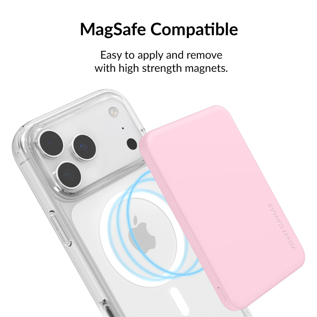 Strawberry Milk Slim Portable MagSafe Charger Power Pack