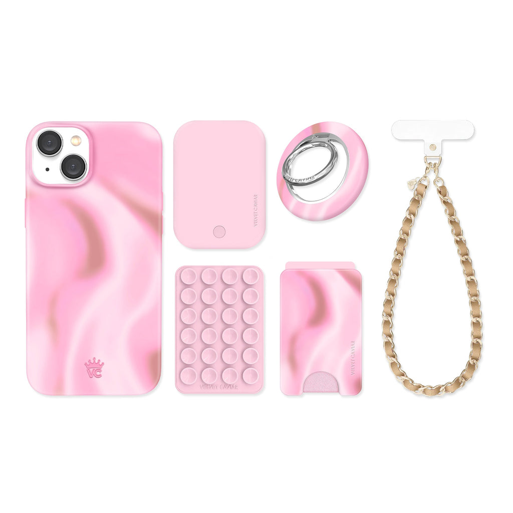 Strawberry Swirl iPhone Bundle Set