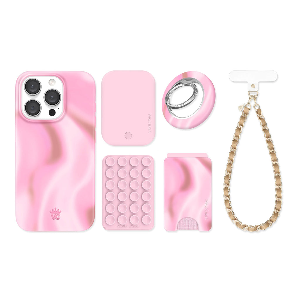 Strawberry Swirl iPhone Bundle Set