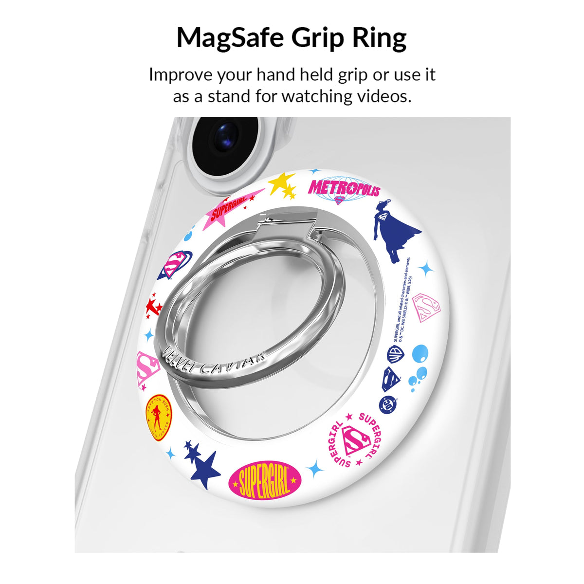 Supergirl Krypto Glitter Samsung Bundle Set
