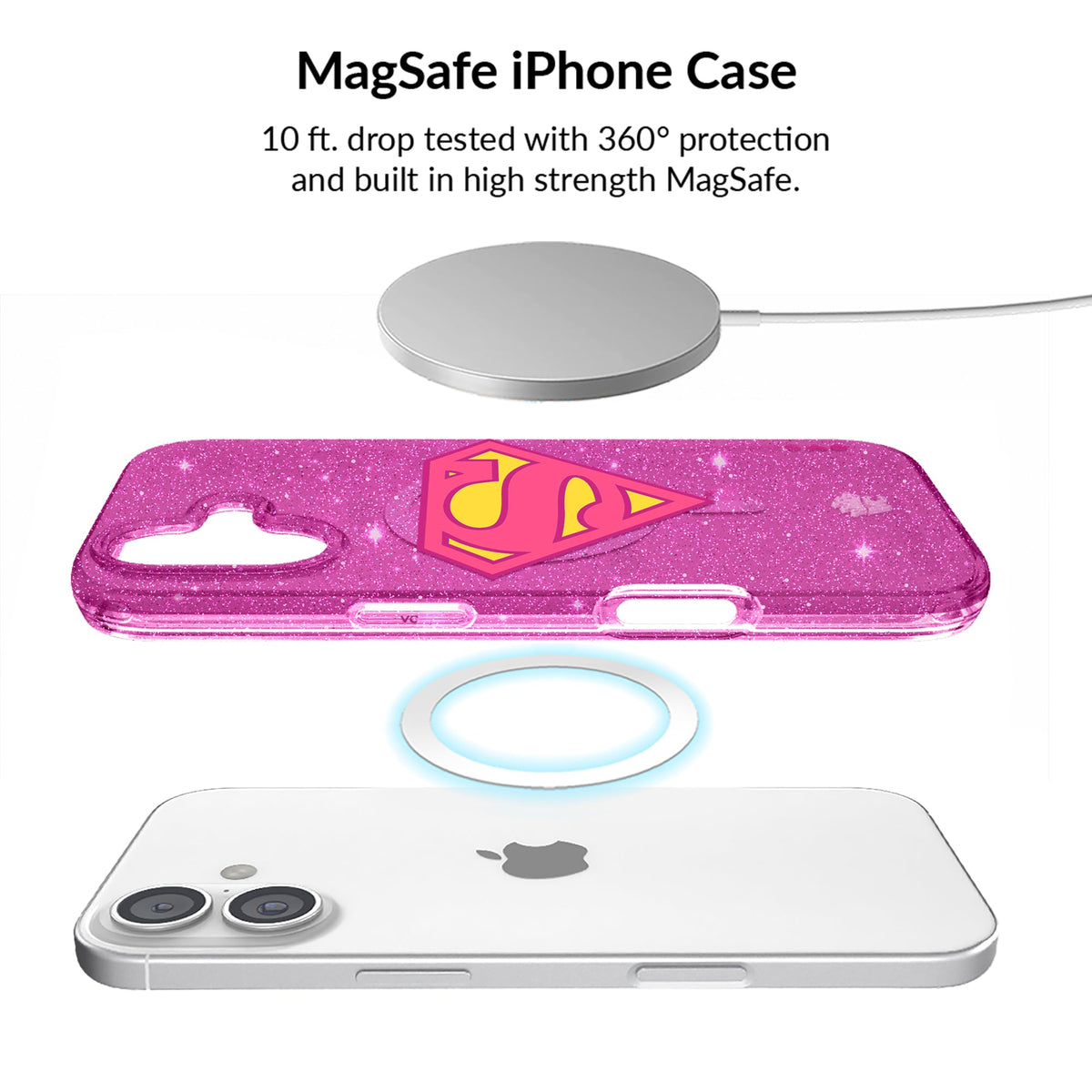 Supergirl Stardust Glitter iPhone Bundle Set
