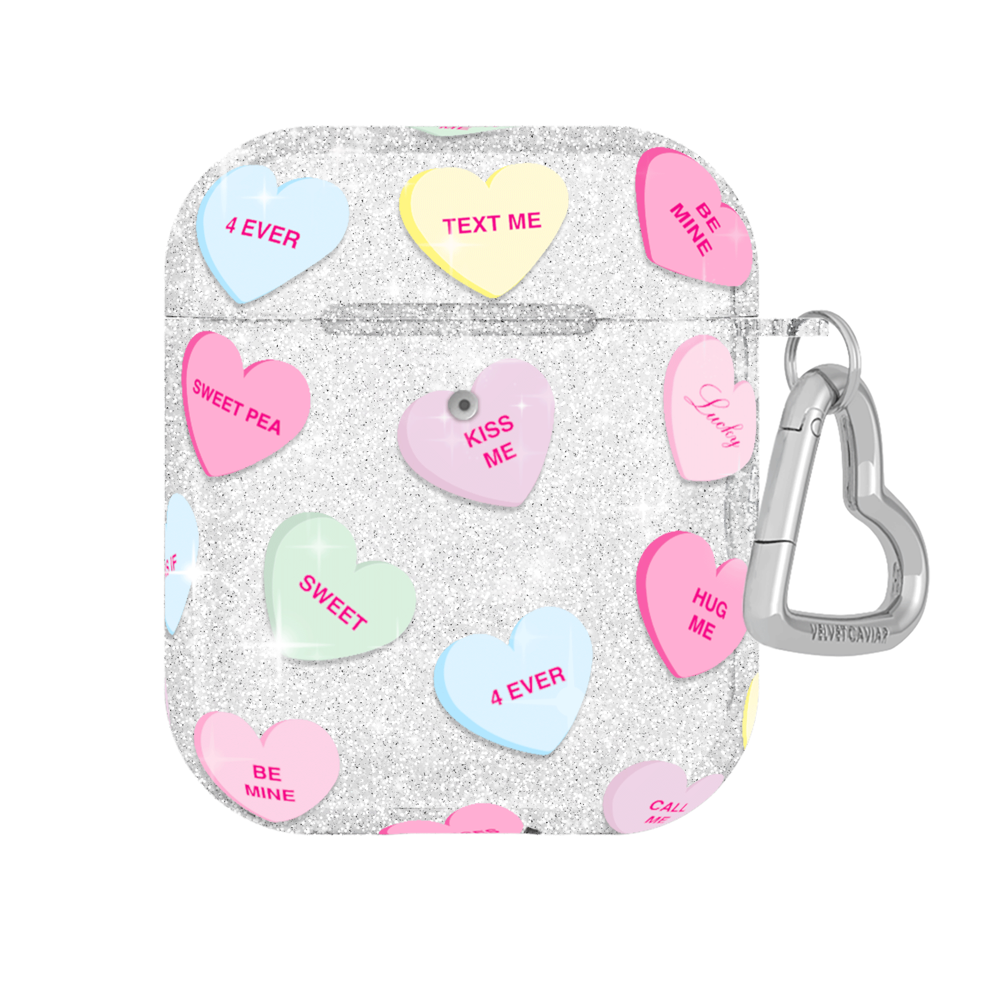 Sweet Hearts Glitter AirPod Case
