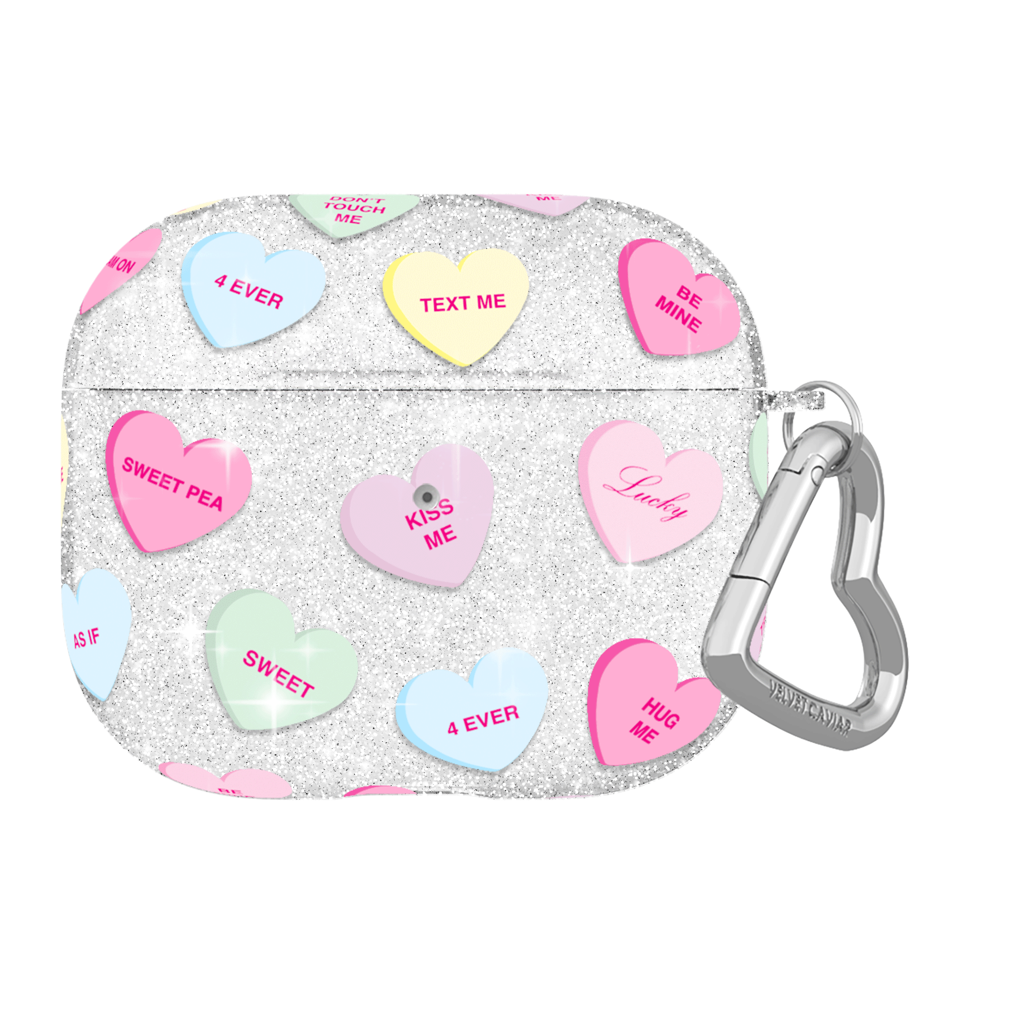 Sweet Hearts Glitter AirPod Case