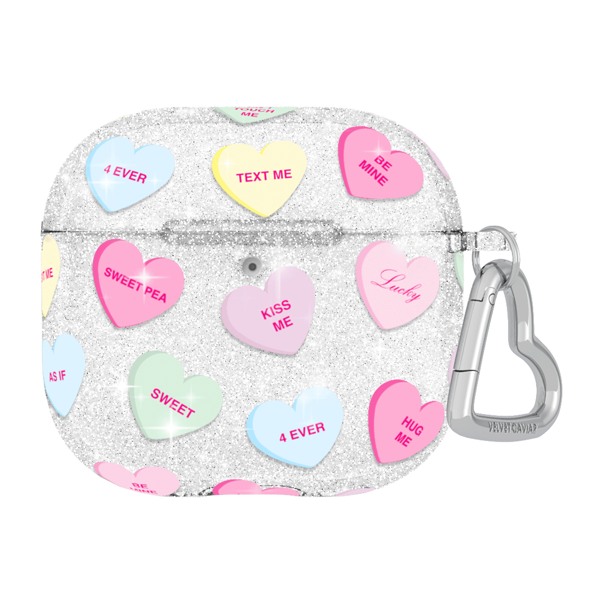 Sweet Hearts Glitter AirPod Case