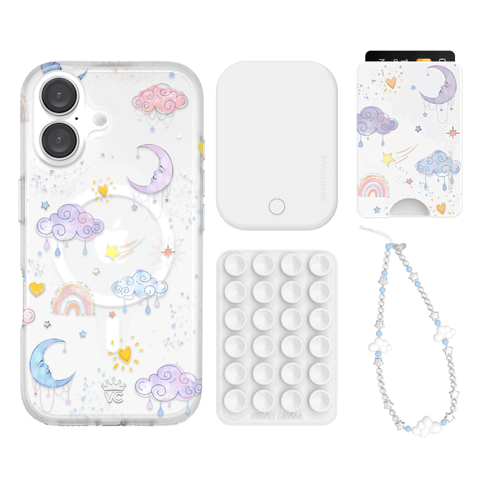Sweet Dreams Frosted iPhone Bundle Set - Wallet