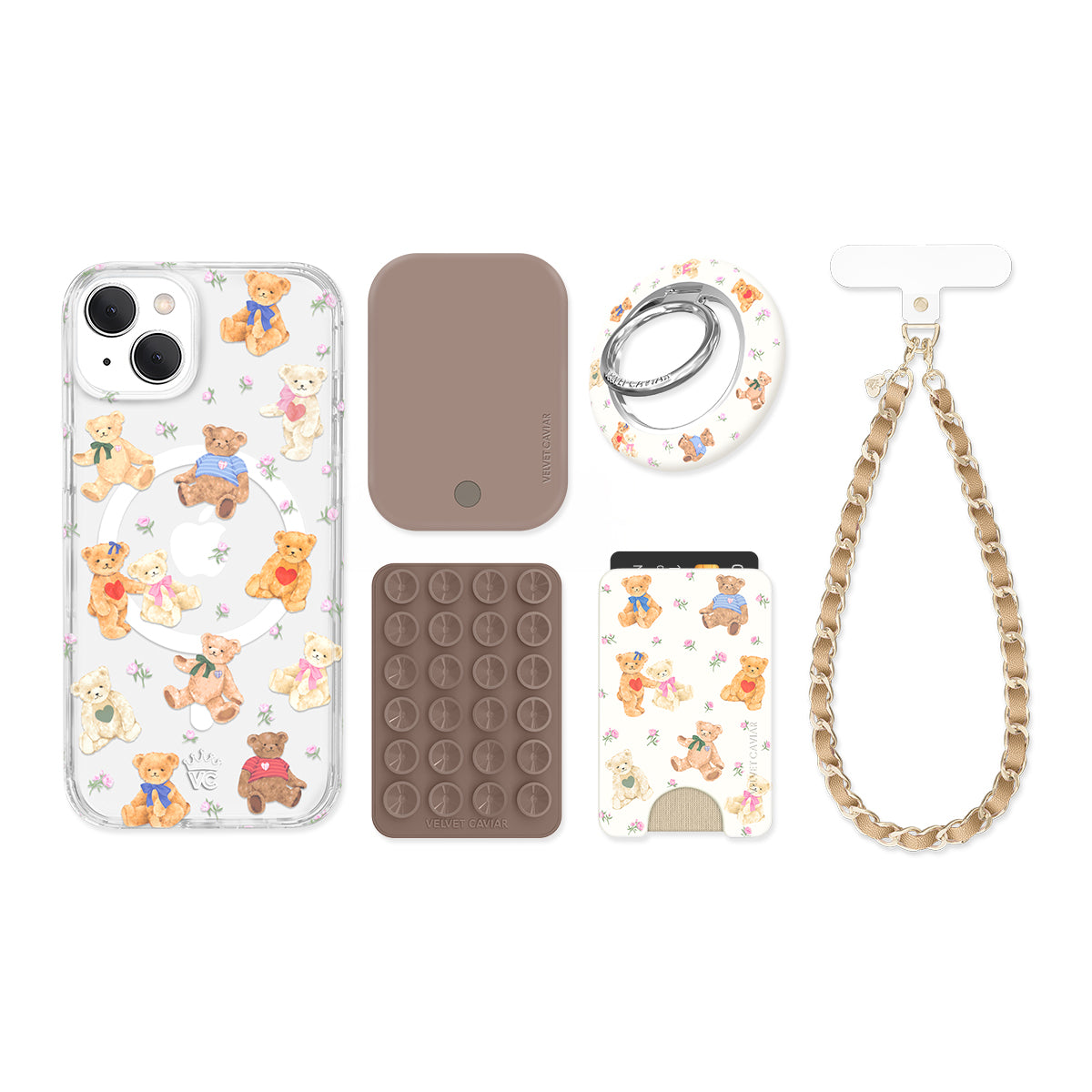 Teddy Bear iPhone Bundle Set
