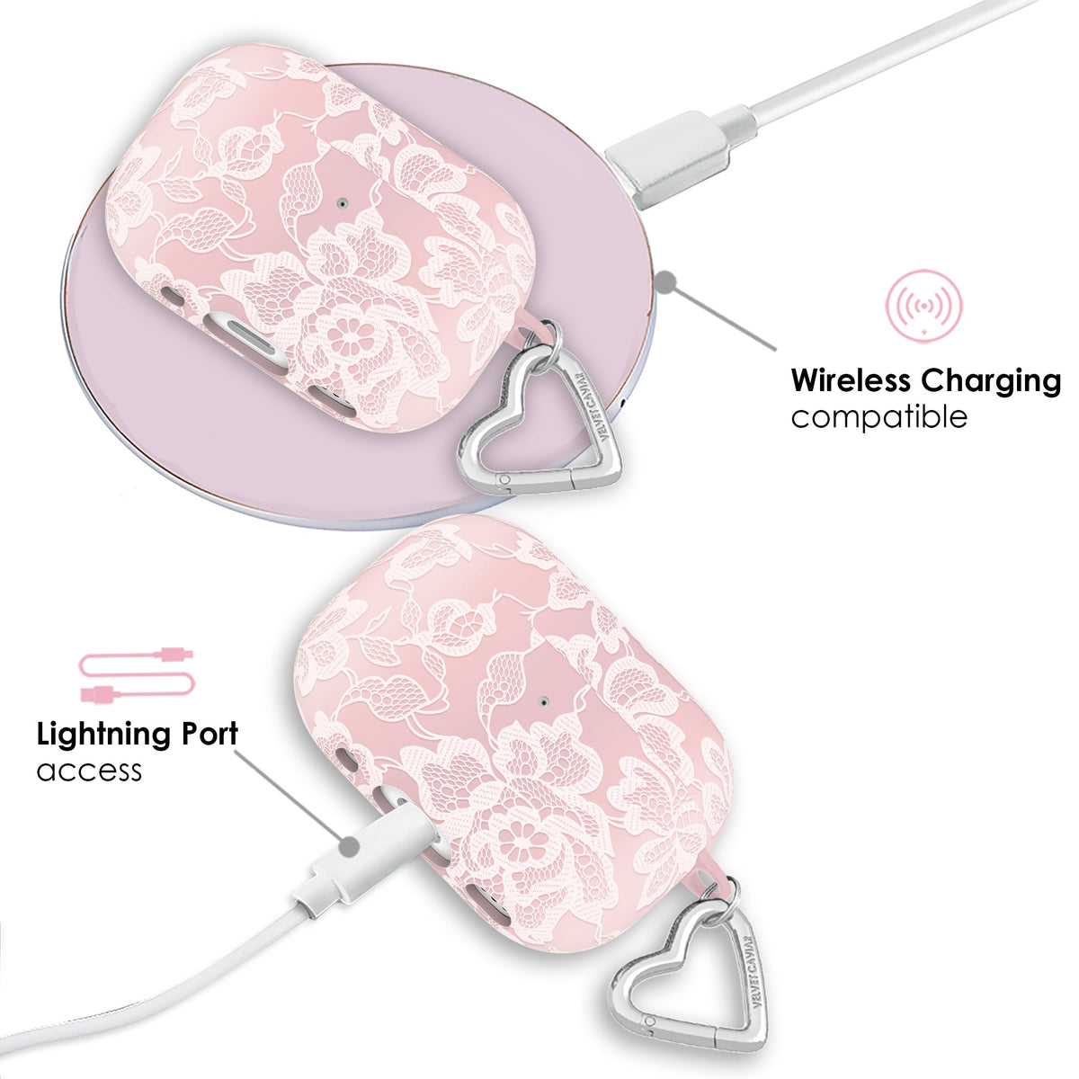 Undress Me Lace AirPod Case