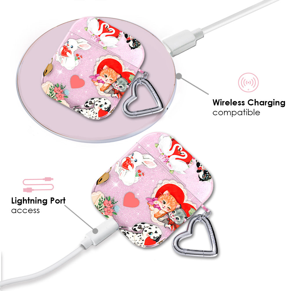 Love Letter Glitter AirPod Case