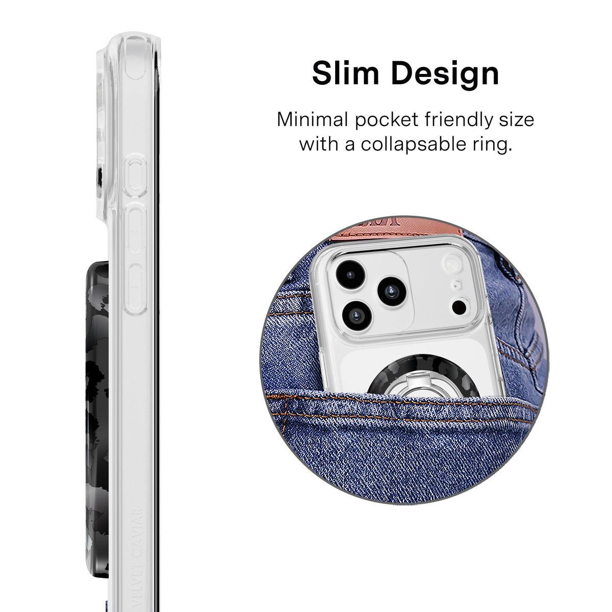Black Leopard MagSafe Grip Ring