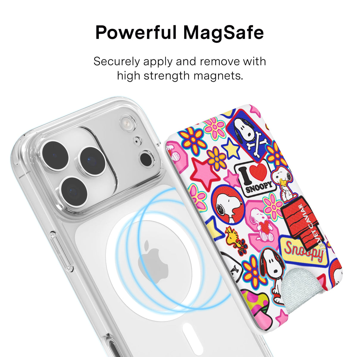 Snoopy Patchwork Glitter iPhone Bundle Set