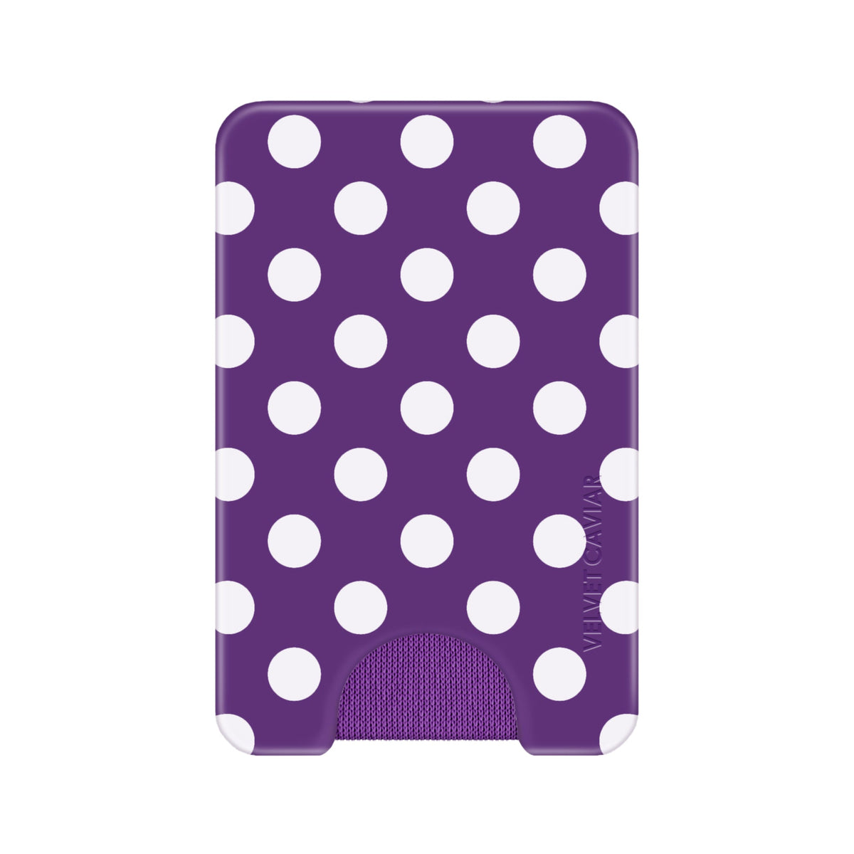Violet Glow Polka Dot MagSafe Wallet