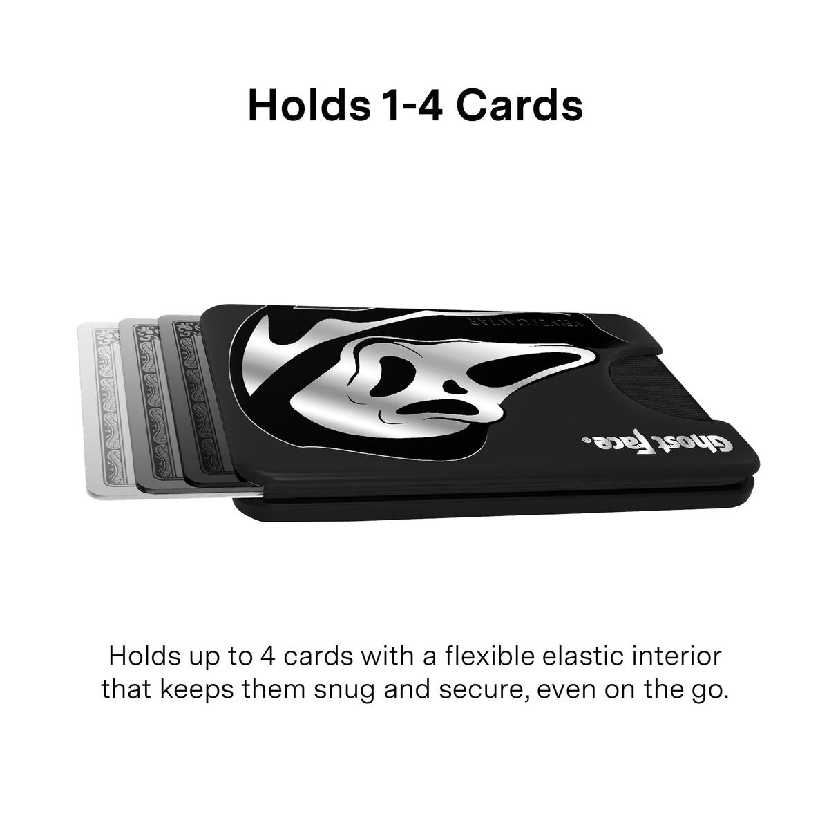 Ghost Face Killer Chrome MagSafe Wallet