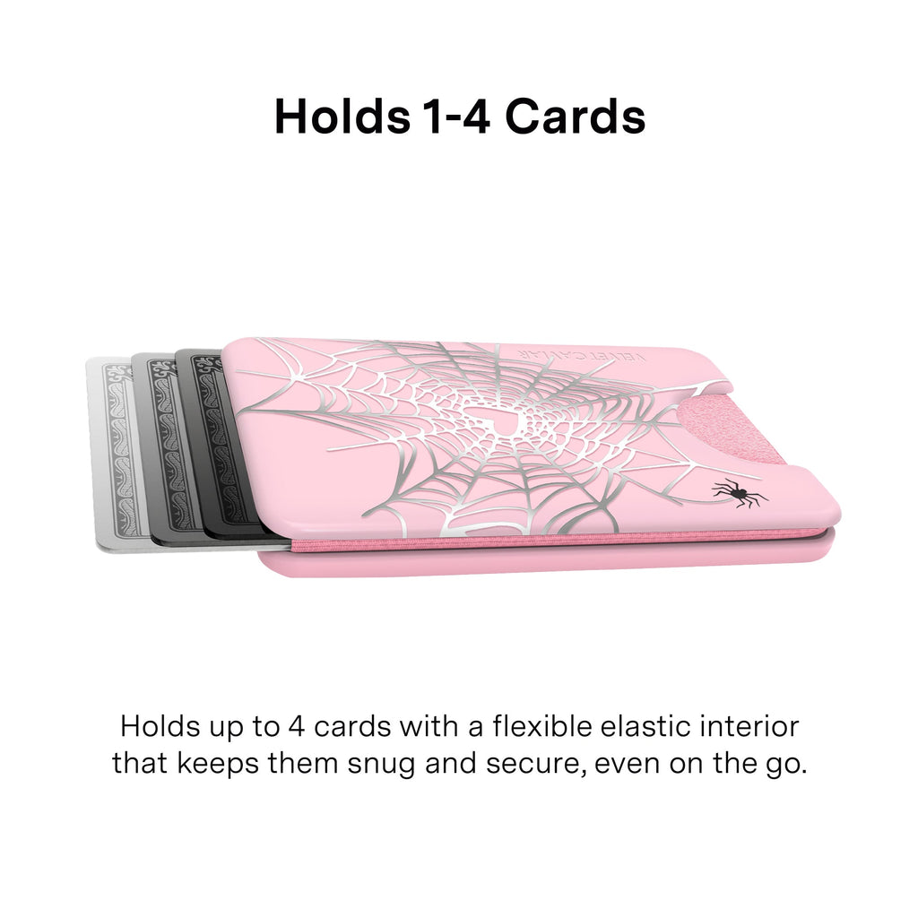 Widow’s Web Chrome MagSafe Wallet
