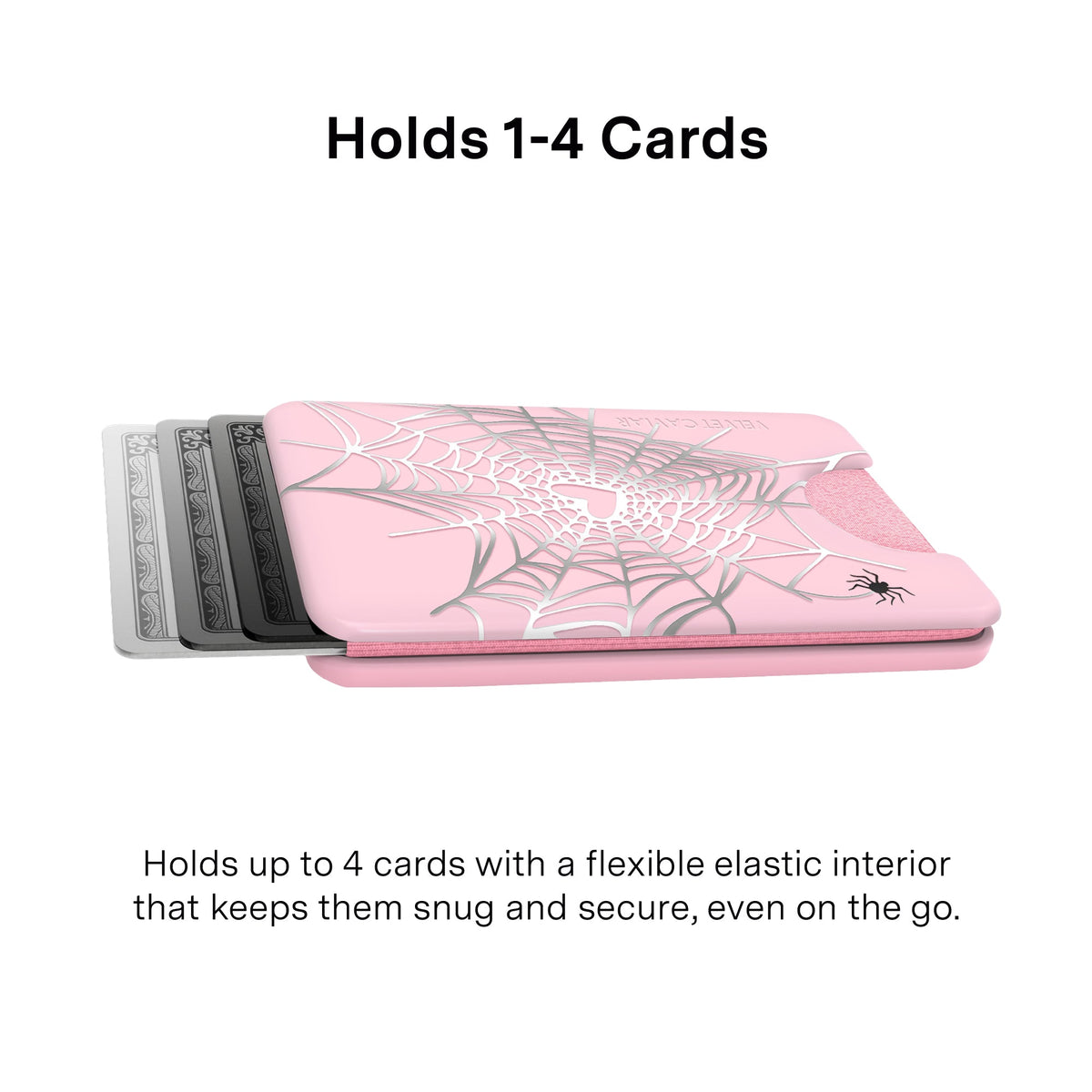Widow’s Web Chrome MagSafe Wallet