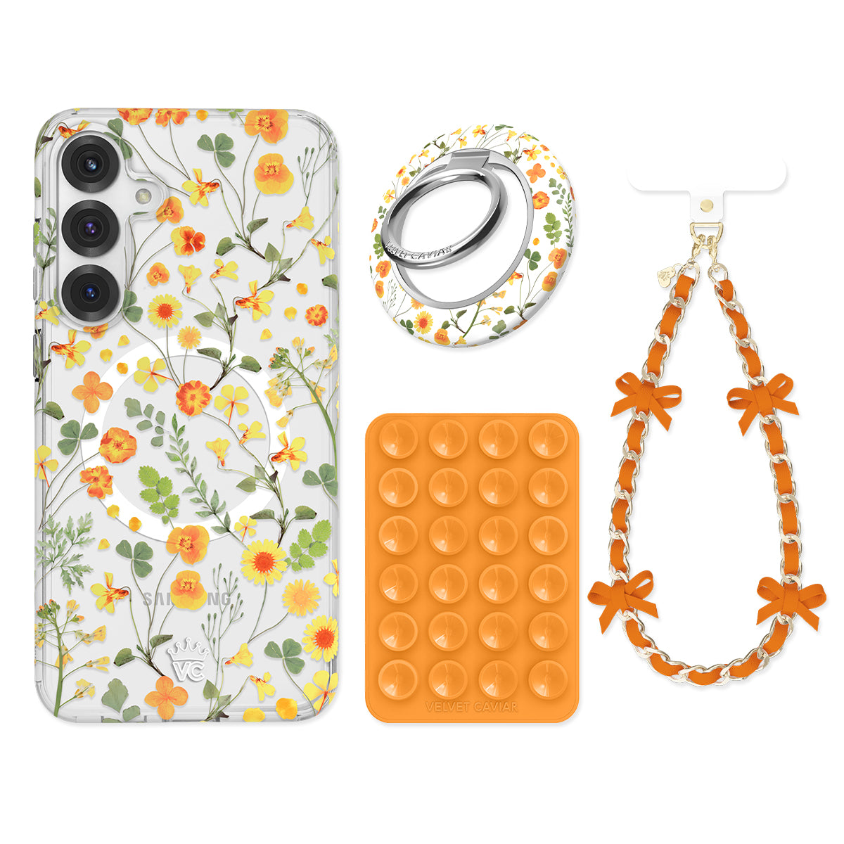 Whimsical Floral Samsung Bundle Set